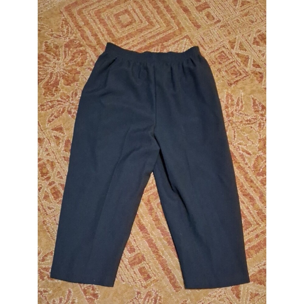 Briggs New York Men's Black Elastic-Waist Dress Pants (Mis135)